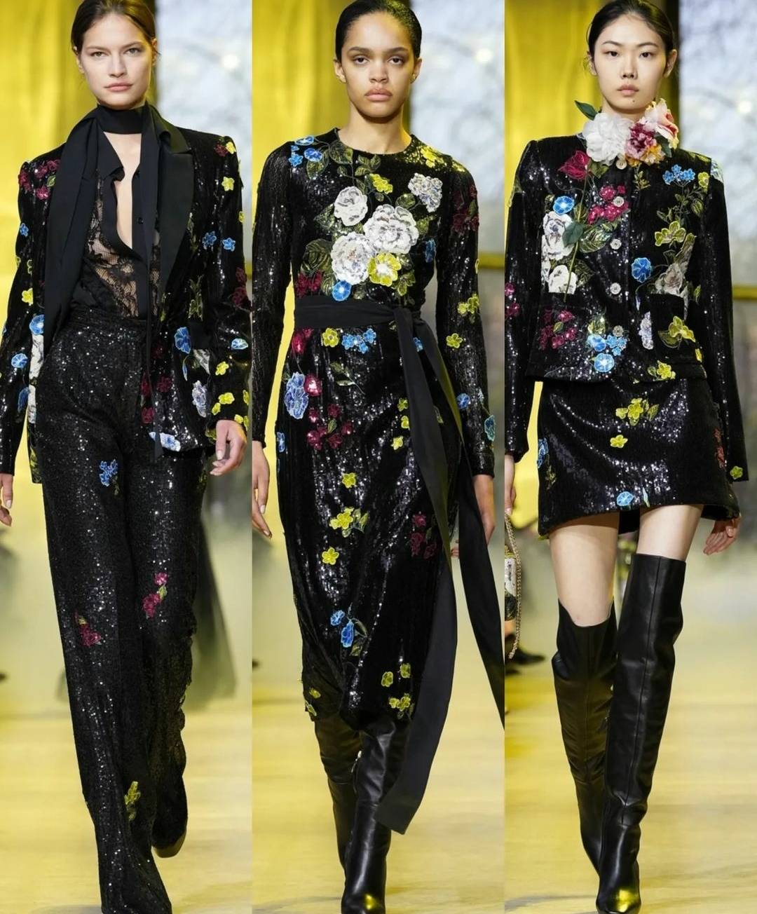 إيلي صعب يبهر الجميع بمجموعته الجديدة المزيّنة بالزهور