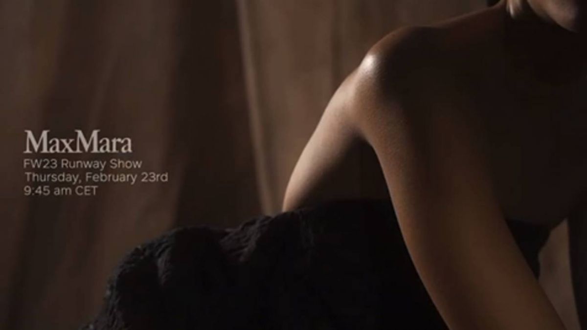 بثّ مباشرةً من ميلانو MAX MARA FW23 FASHION SHOW
