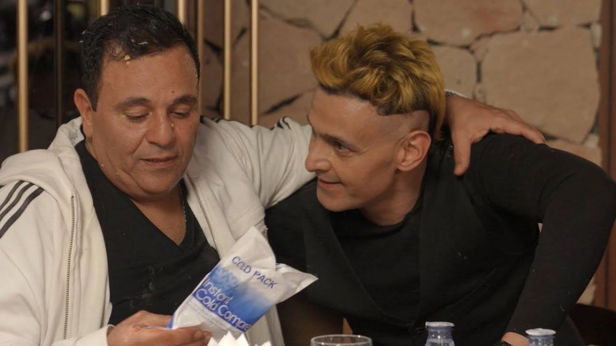 بالفيديو - إصابة محمد فؤاد في مقلب 