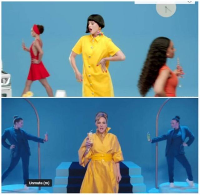 تشابه إعلان شيرين رضا مع أغنية كاتي بيري 