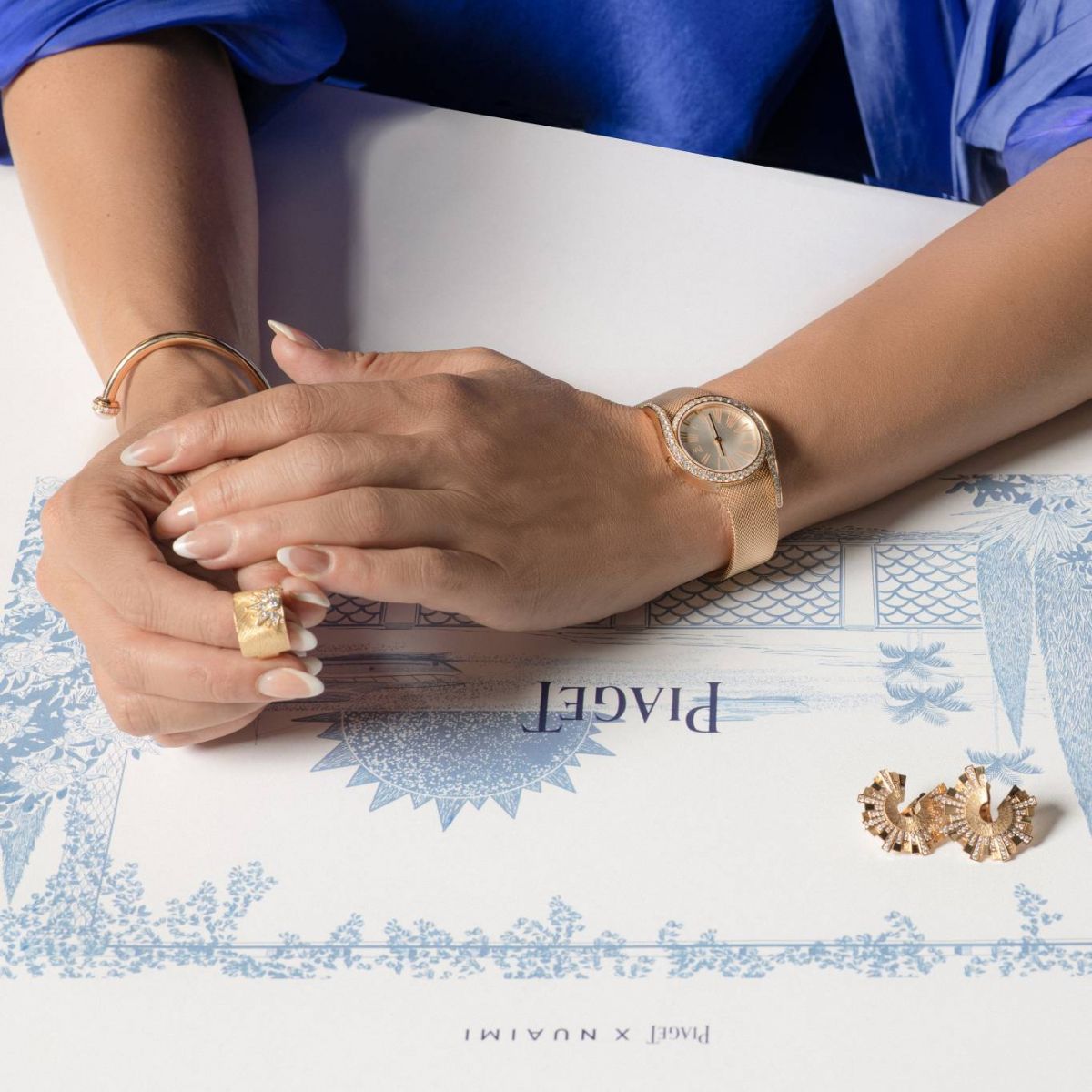 بياجيه تتعاون مع مصممة المطبوعات هدى النعيمي للاحتفال بفنها الذهبي