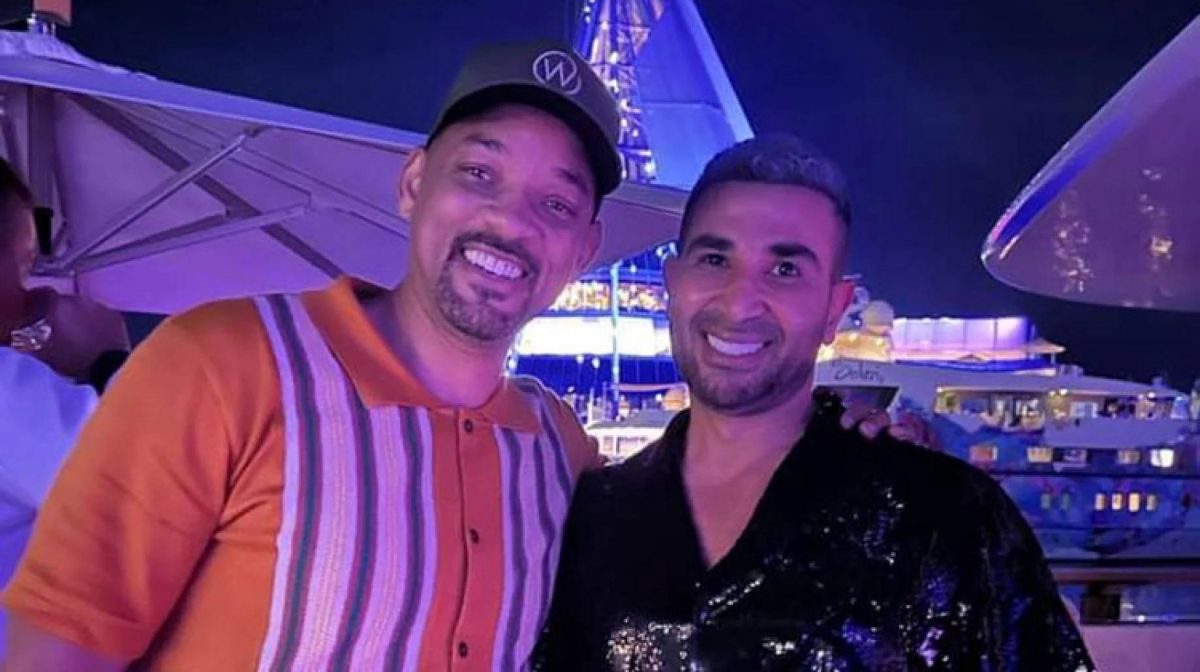 بالفيديو - ويل سميث يرقص بطرافة مع أحمد سعد في الرياض