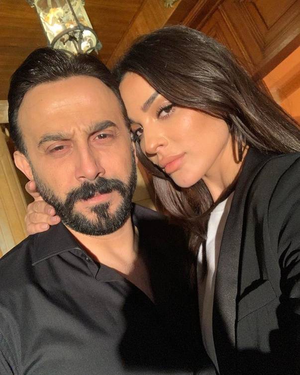 بالفيدو - نادين نسيب نجيم تحتفل بميلاد قصي خولي في كواليس 