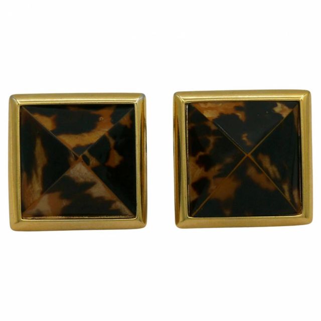 saint laurent pyramid earrings