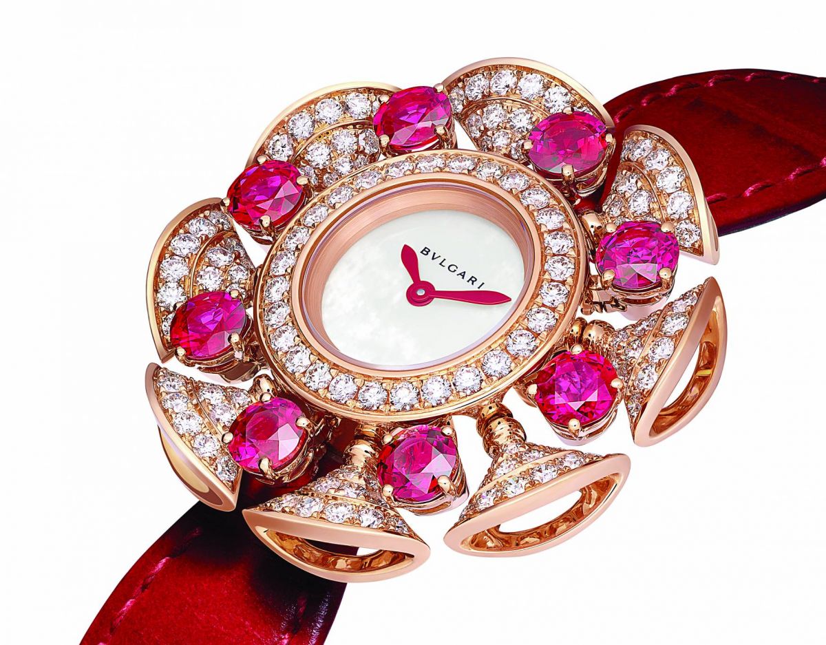 ساعة مجوهرة Bvlgari Divas’ Dream.. تصاميم مرحة وجذابة