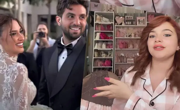 طرد إحدى الشهيرات من زفاف غيث مروان وسارة الورع