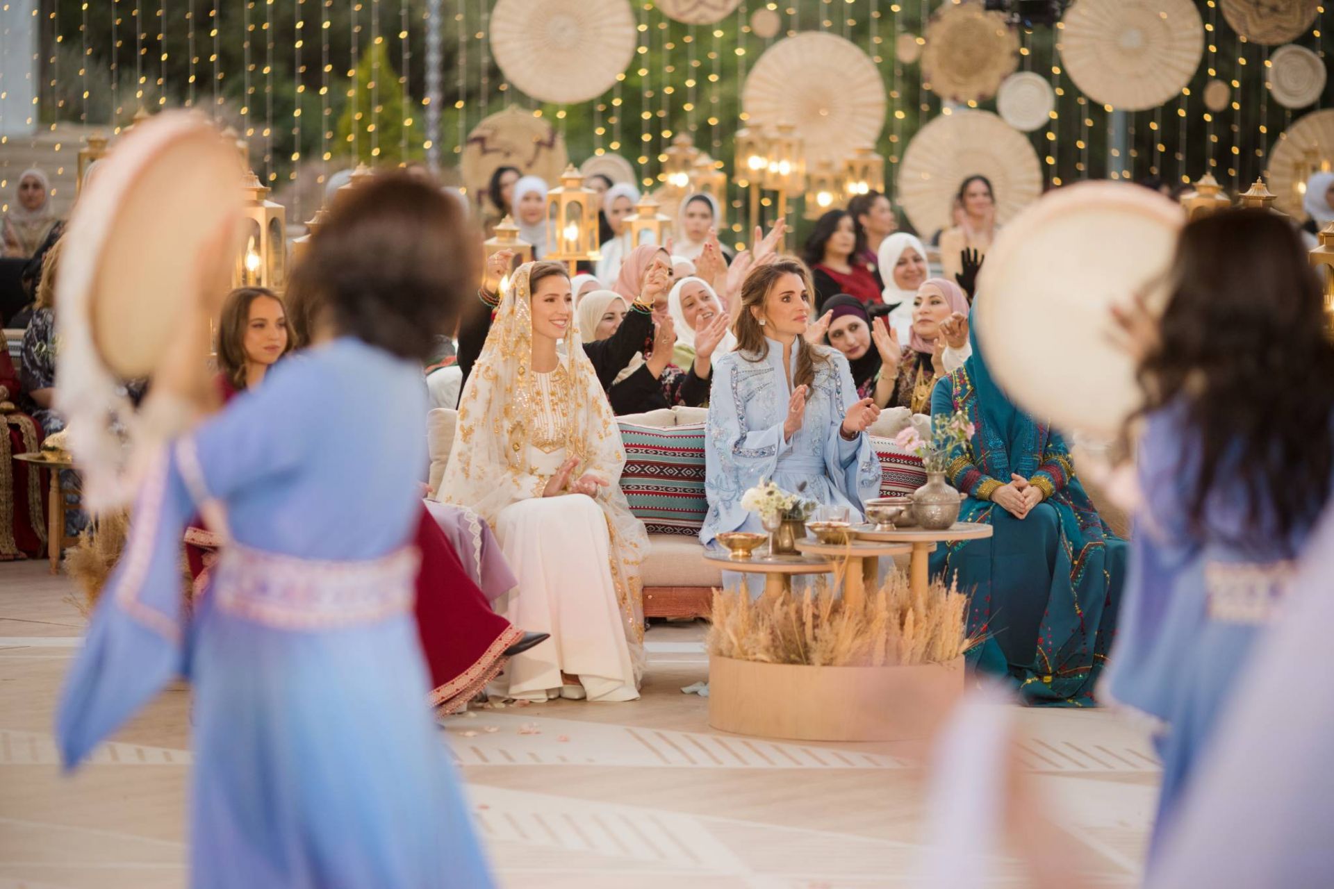  من حفل العشاء الذي أقامته جلالة الملكة رانيا العبدالله