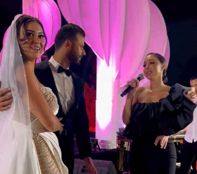 بسمة بوسيل تحيي حفل زفاف ميرنا نور الدين