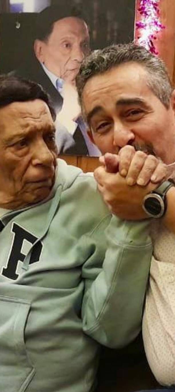 عادل إمام مع مصطفى هريدي