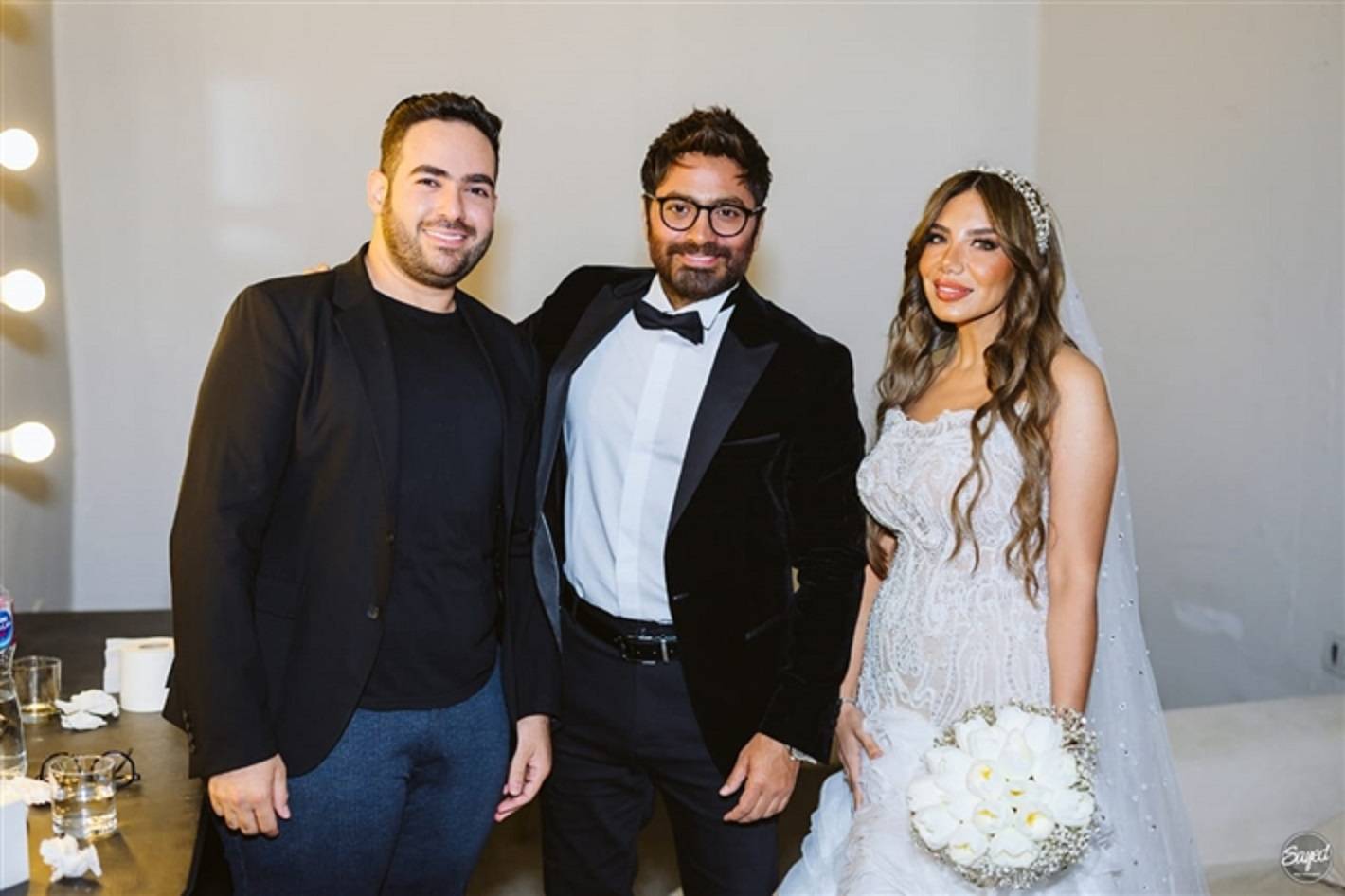 حفل زفاف مديرة أعمال تامر حسني