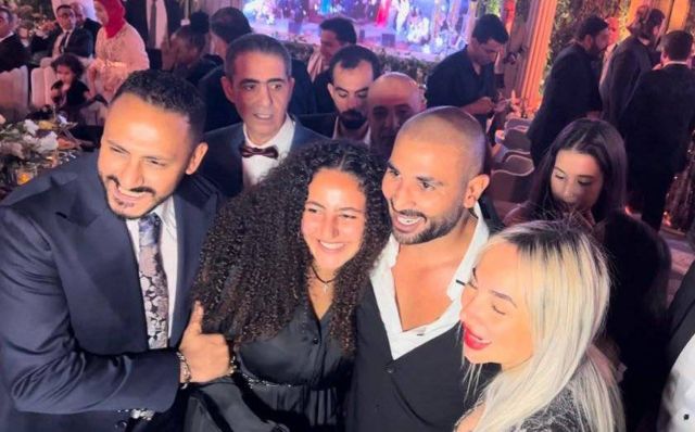 أحمد سعد في حفل زفاف ابنة حميد الشاعري