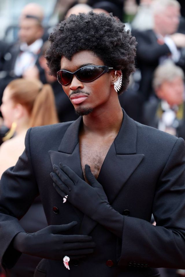 كان يتزيّن بقرط أذن Beloved Feather High Jewelry ومشبك أذن Illusionnistes وخواتم Akh-Ba-Ka High Jewelry الشهيرة مع ماسة بقطع لامع 11.81 قيراطًا.