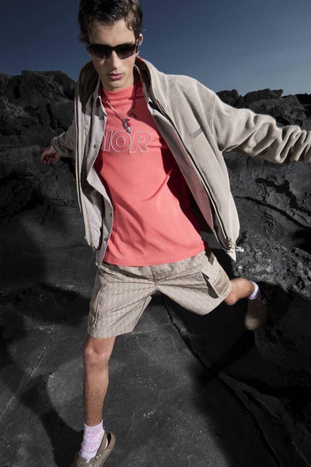 DIOR MEN'S BEACHWEAR CAPSULE 2023 EDITORIAL SHOOTING BY TILL JANZ
