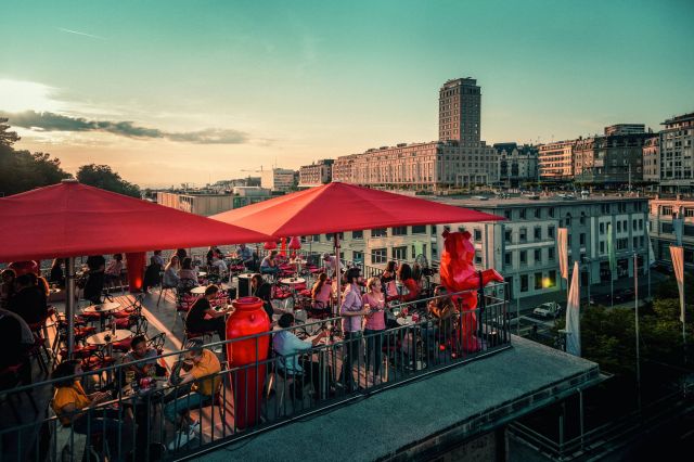Summer terrace Lausanne