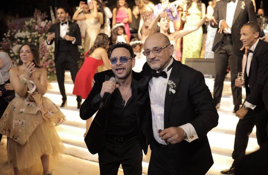 بالصور - شريف عرفة يحتفل بزفاف إبنه بحضور مصطفى قمر والنجوم