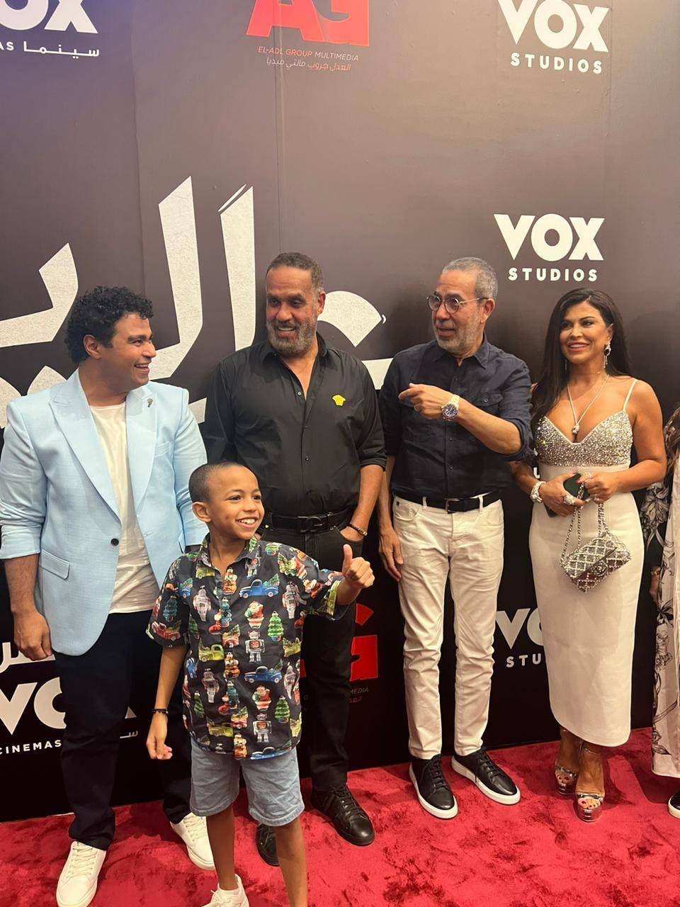 صناع فيلم ع الزيرو في العرض الخاص بالرياض