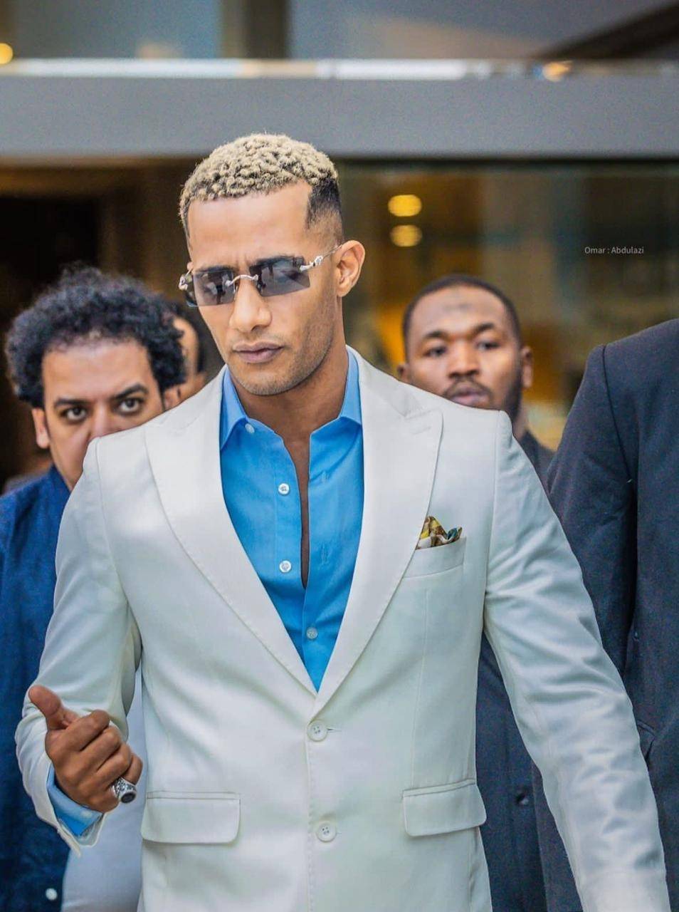 محمد رمضان في العرض الخاص لفيلم ع الزيرو بالرياض