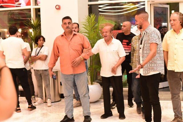 لطفي لبيب حرص على حضور العرض الخاص لفيلم مرعي البريمو