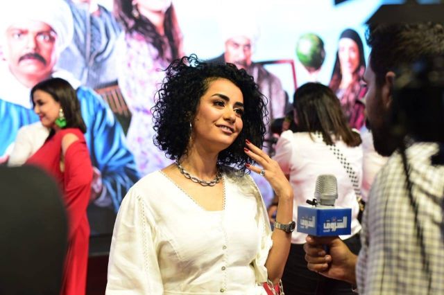 نانسي صلاح في العرض الخاص لفيلم مرعي البريمو