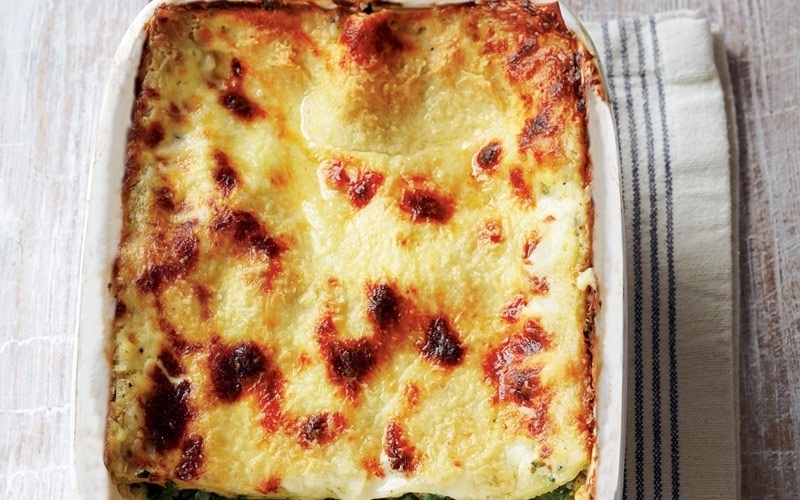 لازانيا بالفطر والماسكاربون