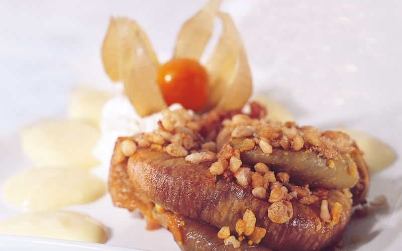 رقاقات الأرز بالتين