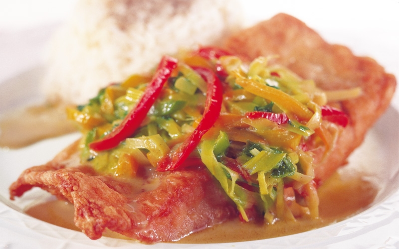 شريحة السمك التايلاندية