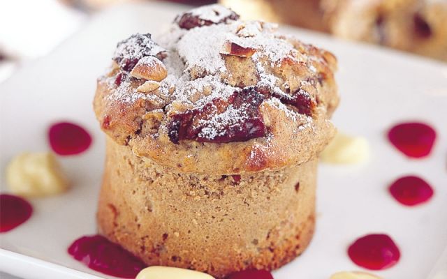 مافن البلح والتفاح