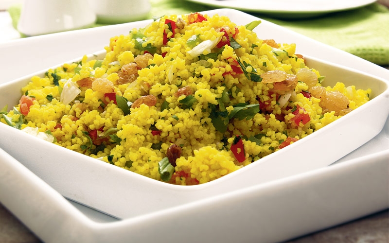 سلطة الكوسكوس بالخضار