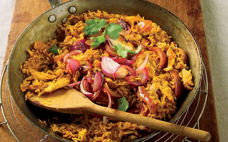 بيرياني الحبش اللذيذ