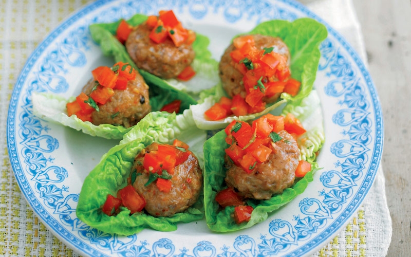 كرات الحبش الصغيرة على الطريقة التايلندية