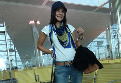 من مطار دبي