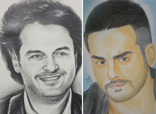 حسن الشافعي بريشة صعيدي وراغب بريشة فلسطيني