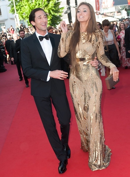 Lara Lieto and Adrien Brody attend Behind The Candelabra