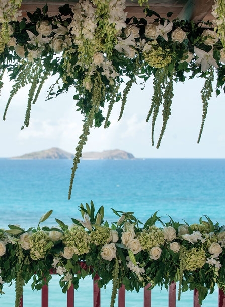 تفصيل من ديكور صالة الزفاف