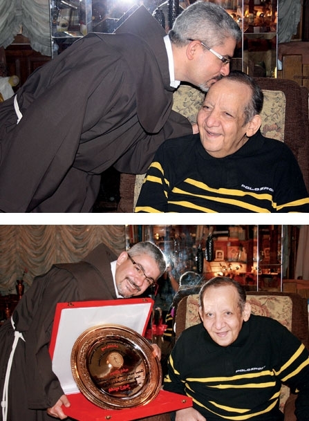 الأب بطرس دانيال وجورج سيدهم