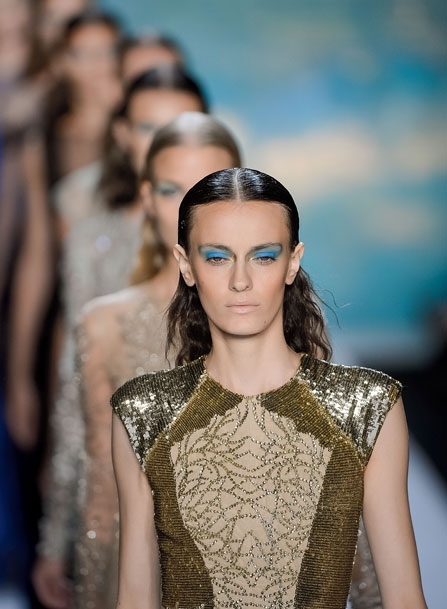 Odile Gilbert في Monique Lhuillier<br />