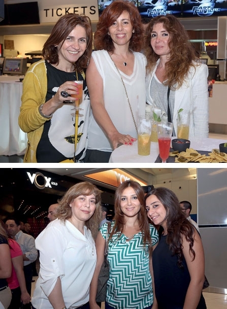 رولا بخاش وزينة حسيني وبيري بحلق/ هدى هدبه وسوزان بحصلي<br />