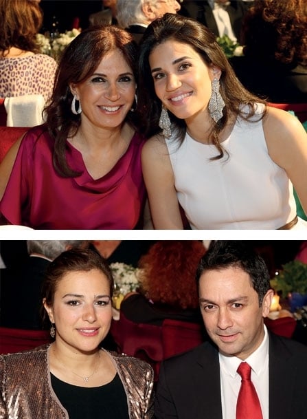 رولا حبيس وجيسيكا خويري أشقر/ الوزير السابق زياد بارود وزوجته