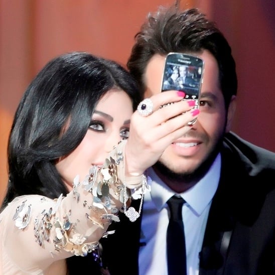 هيفاء وهبي لنيشان : 'ألتقي بكَ أكثر من والدي'