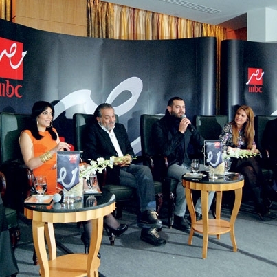 في مؤتمر لنجوم مسلسل 'المنتقم'