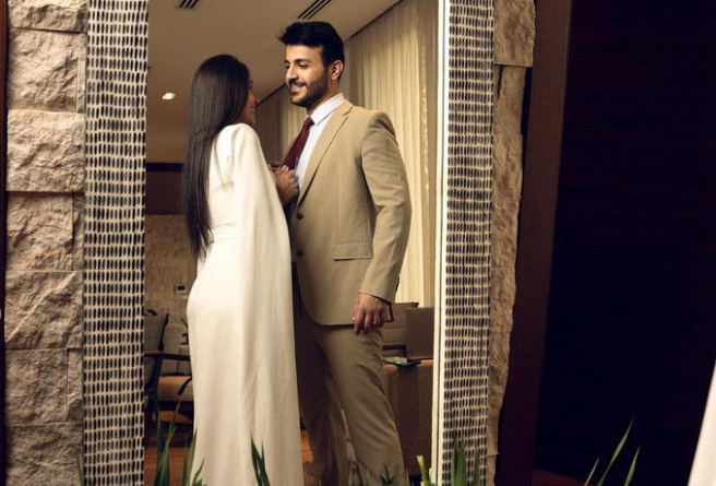 بالصور - أحمد الخفاجي وساندي جمال يعقدان قرانهما