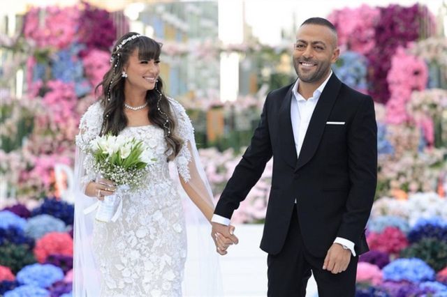 زفاف تامر عاشور ونانسي نور