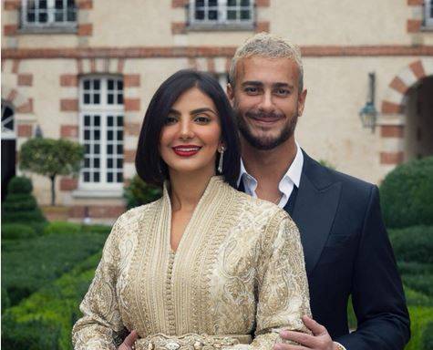 سعد لمجرد يحتفل بميلاد زوجته بصور رومانسية