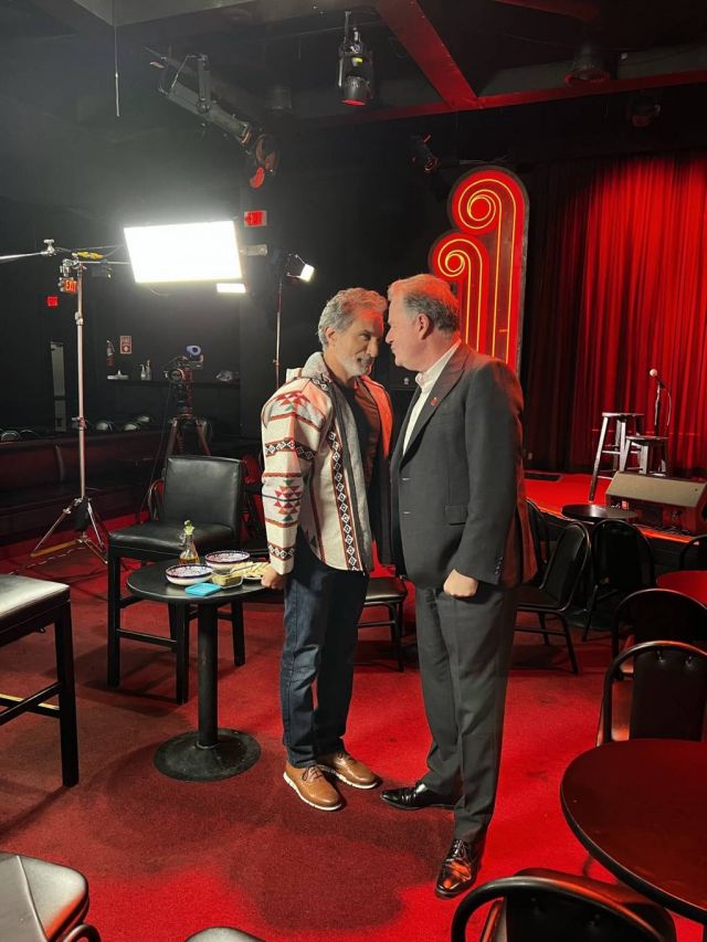 بيرس مورغان وباسم يوسف