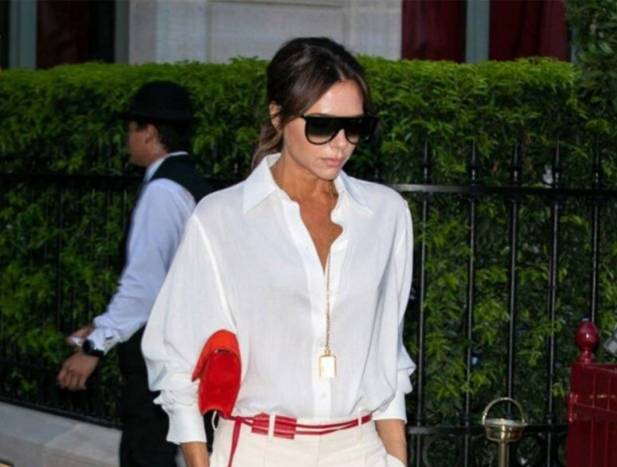 جربي تنسيق القميص على طريقة النجمات لتبدين أكثر طولاً