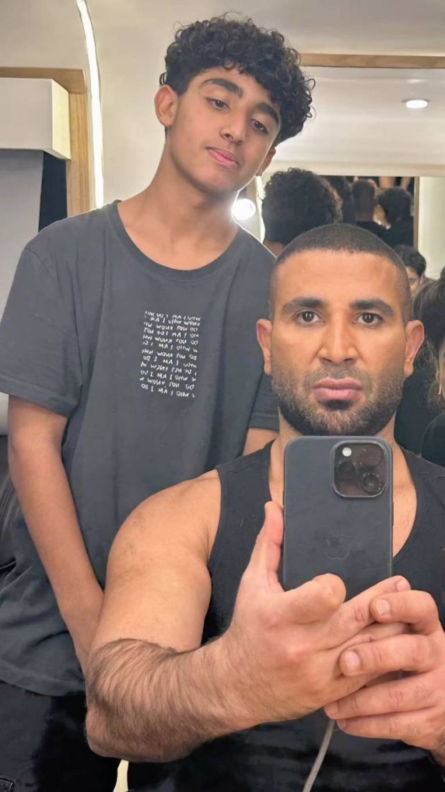 أحمد سعد ونجله