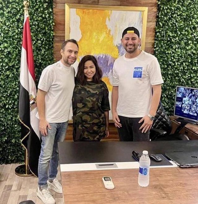 شيرين عبد الوهاب في أحدث ظهور لها مع حسام حبيب