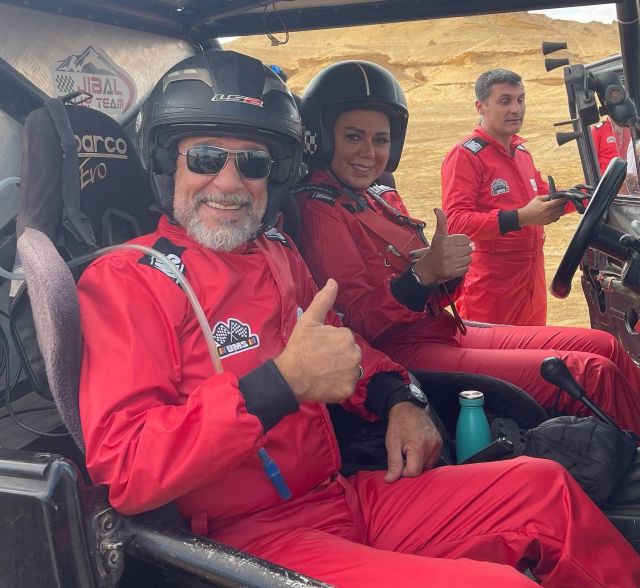 رانيا يوسف وشريف منير بملابس فرميولا بمسلسل وبقينا اتنين