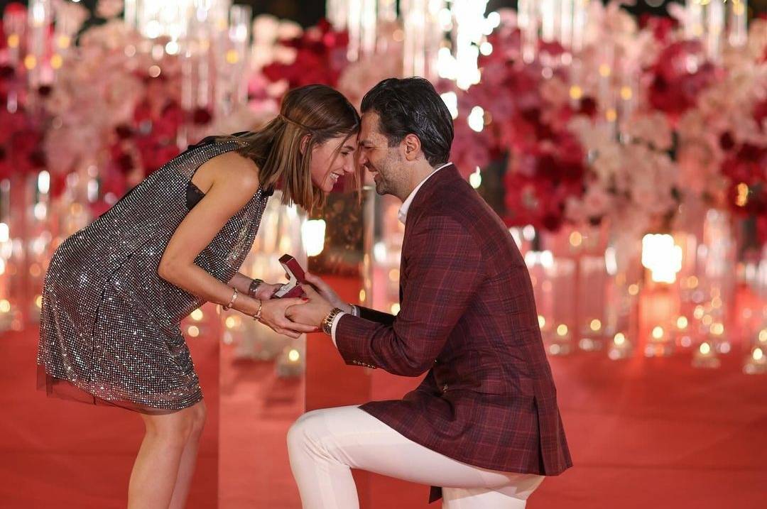 نارين بيوتي تتلقى هدية مميّزة وغير متوقعة من خطيبها