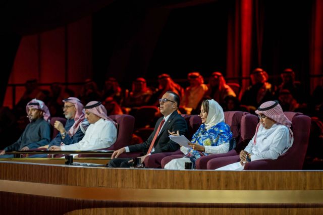 فوزية أبو خالد ومحمد ابراهيم يعقوب وعارف الساعدي وفهد عافت وسفر الدغيلبي ومدغم أبو شيبه